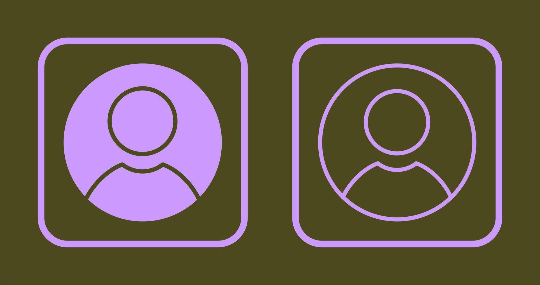 Male Profile Icon vector