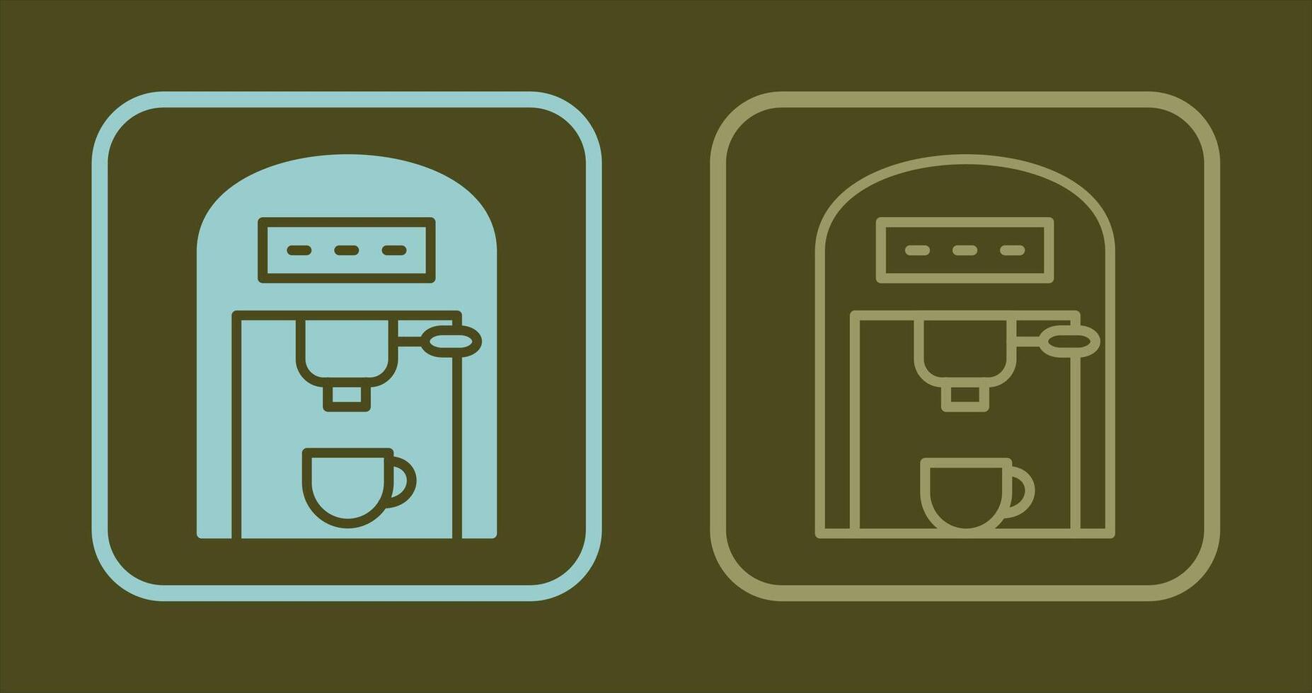Coffee Machine II Icon vector