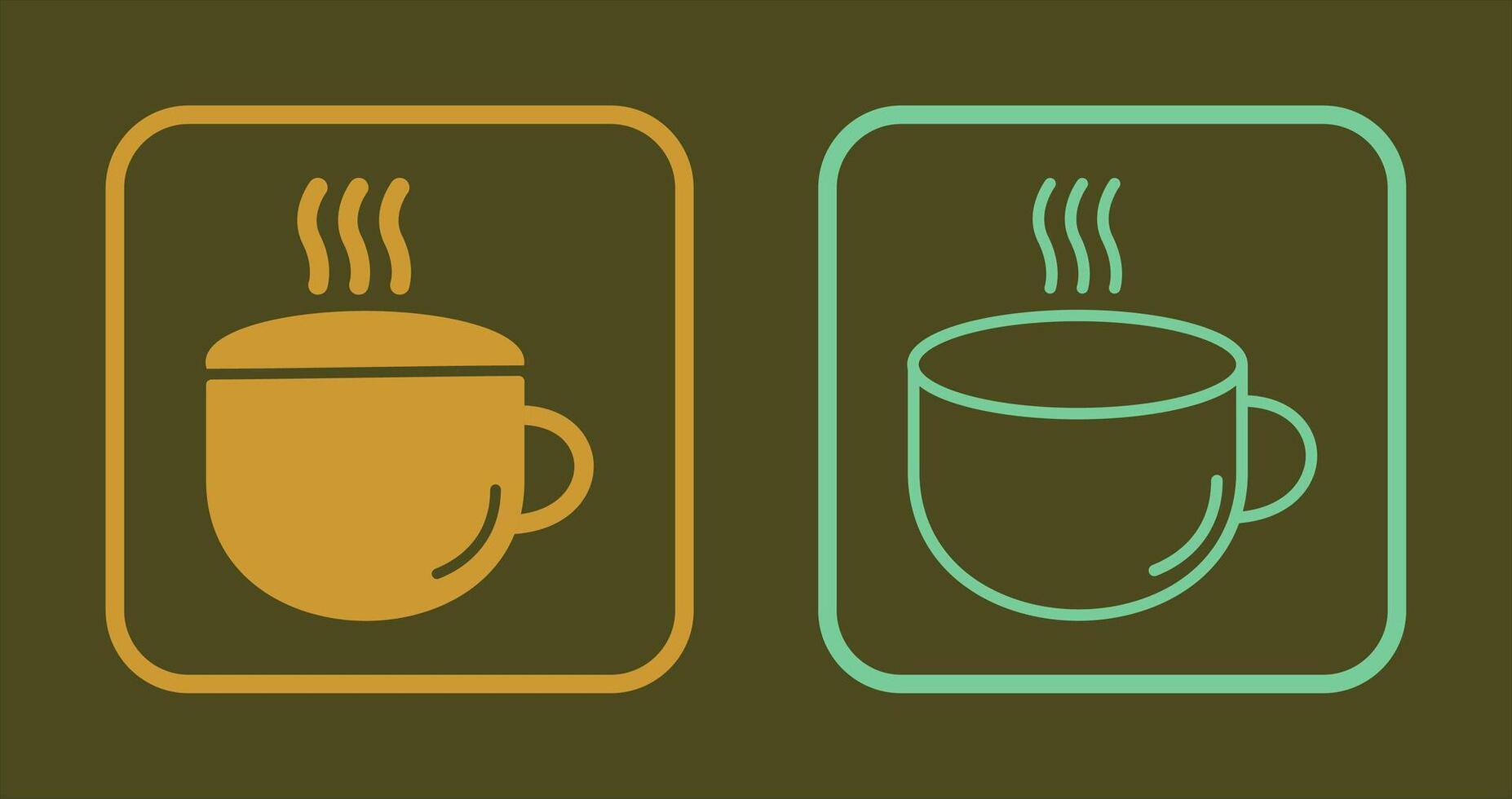 icono de taza de té vector