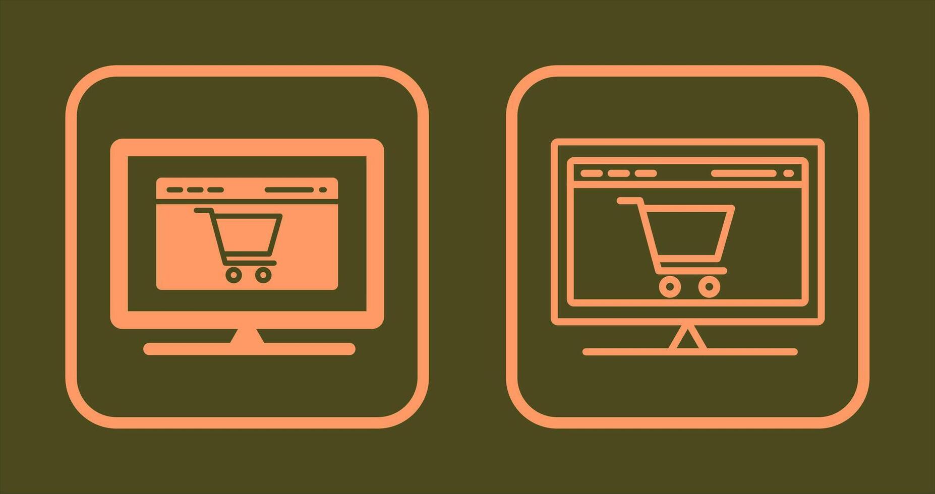 Ecommerce Settings Icon vector