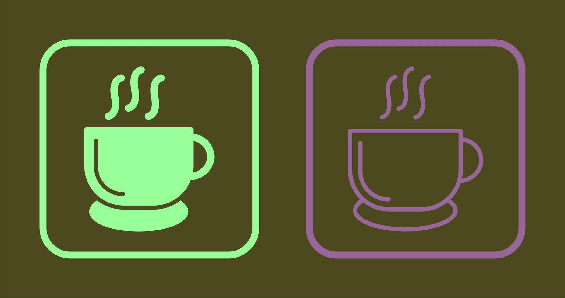 Hot Coffee Icon vector