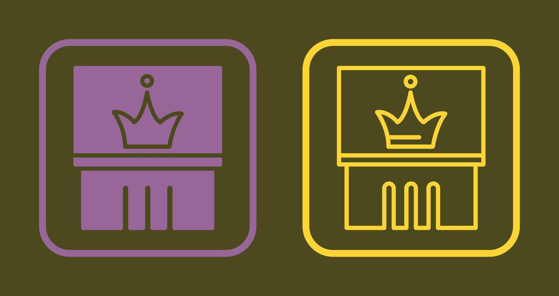 Crown Exhibit Icon vector
