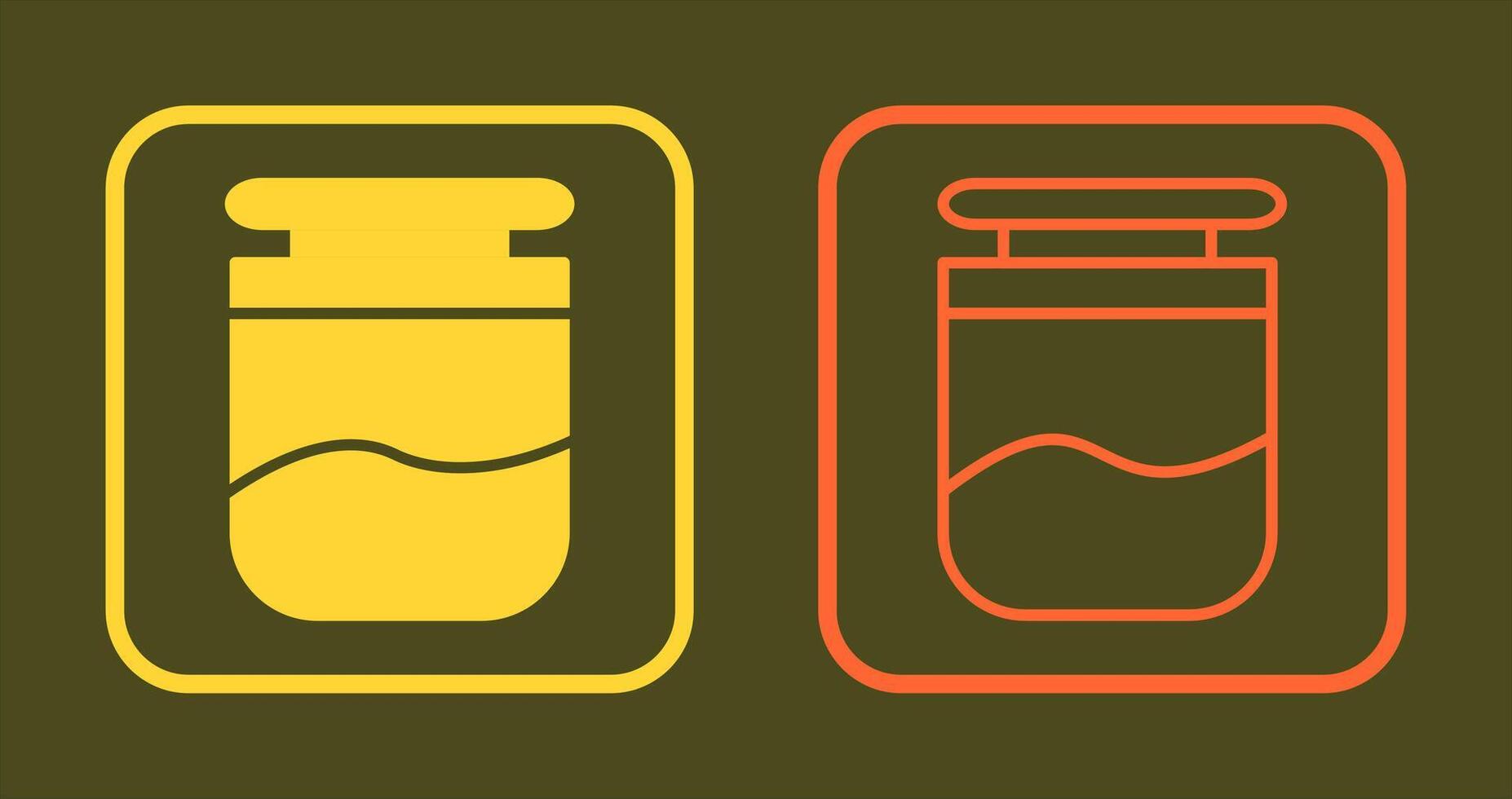 Jar on Display Icon vector