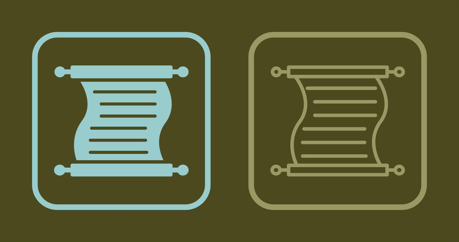 Scroll of Paper Icon vector