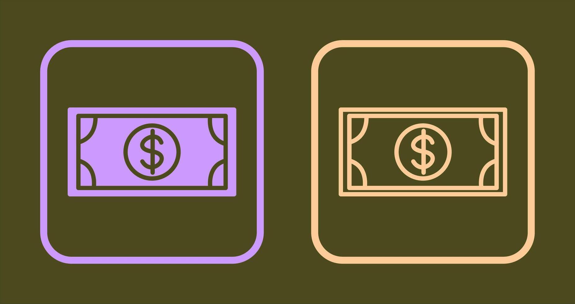 Dollar Bill Icon vector