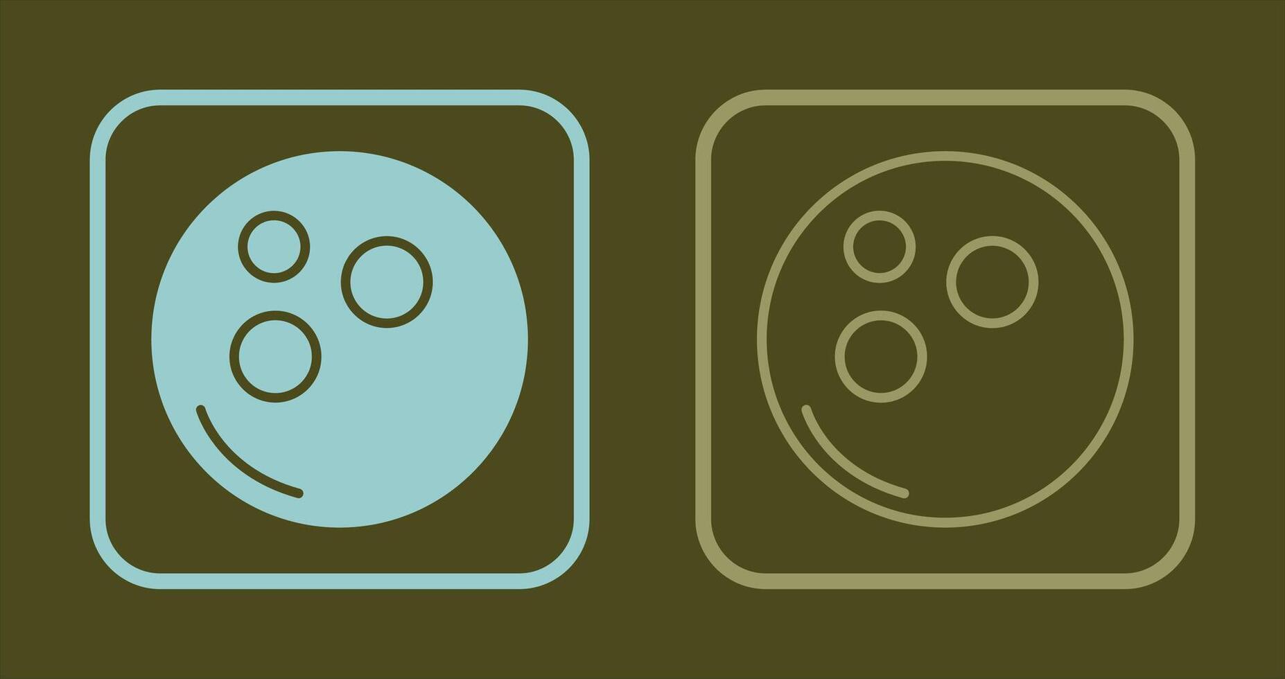 Bowling Ball Icon vector