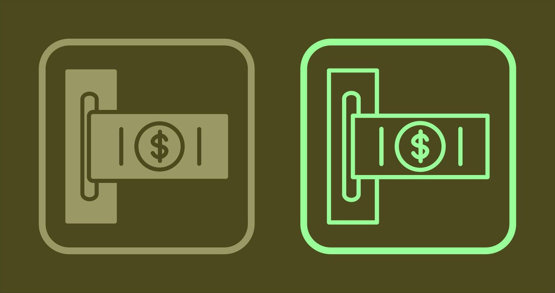 Slot of Bills Icon vector