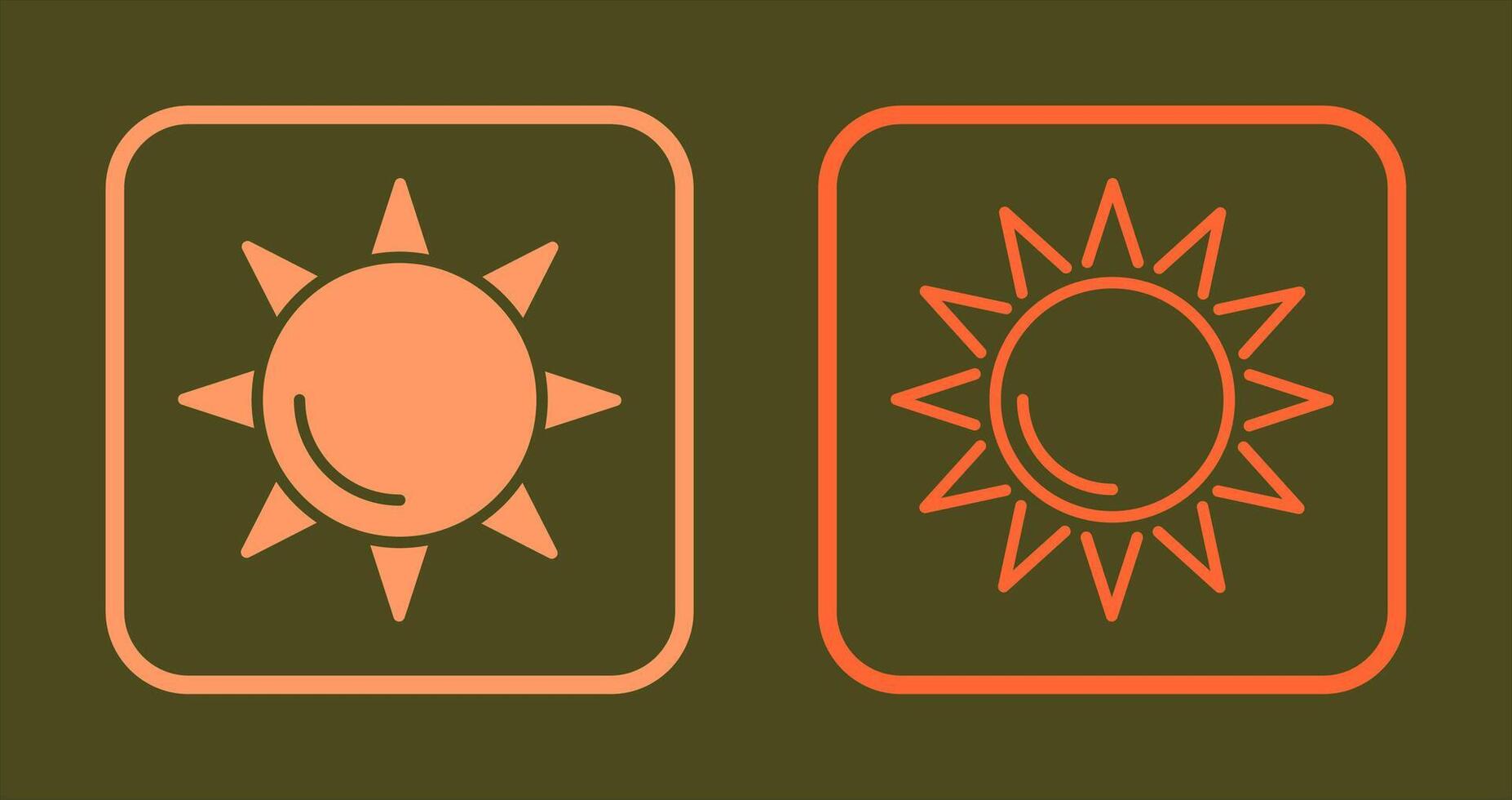 Sun I Icon vector