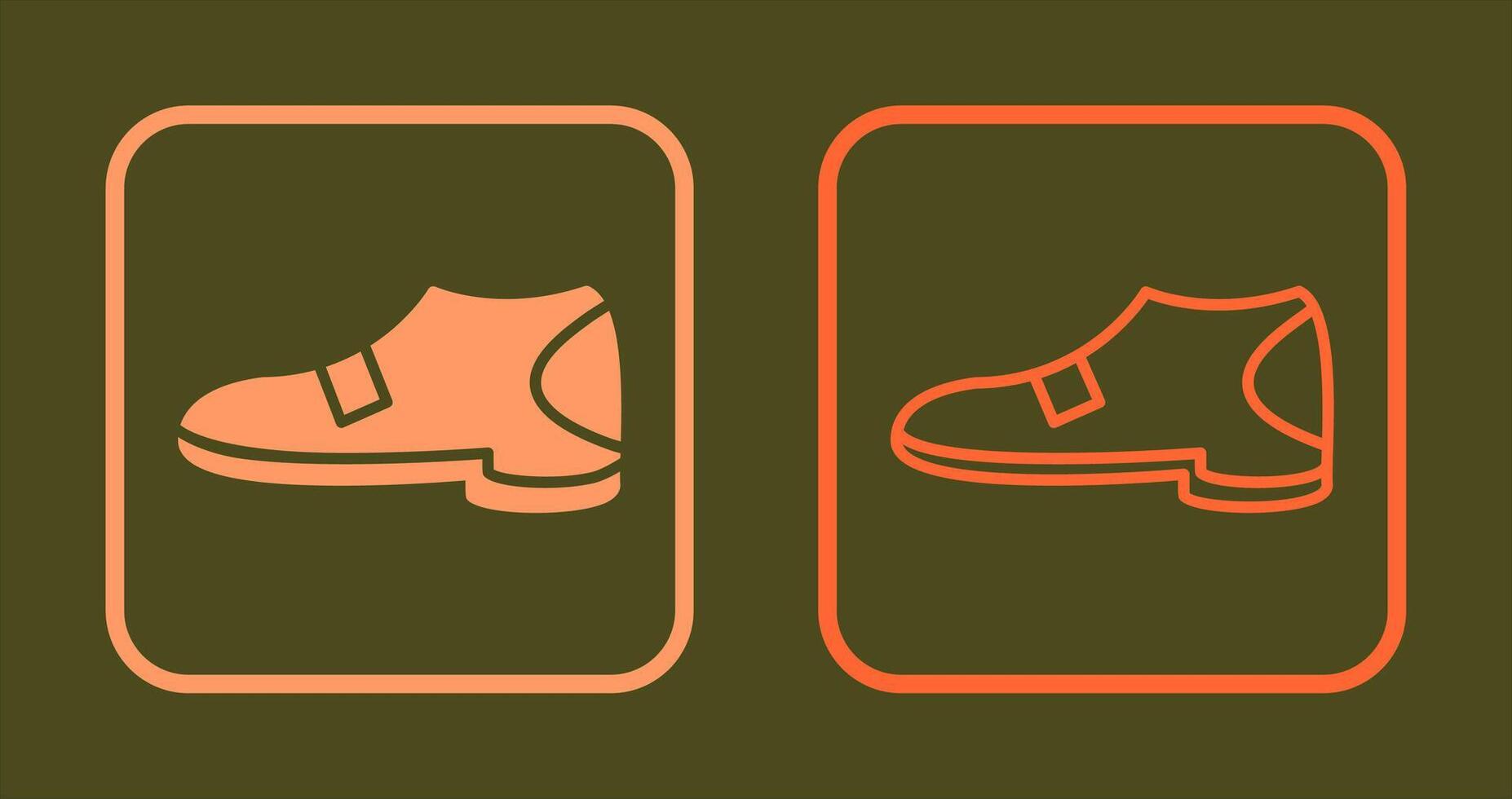 Mens Loafers Icon vector