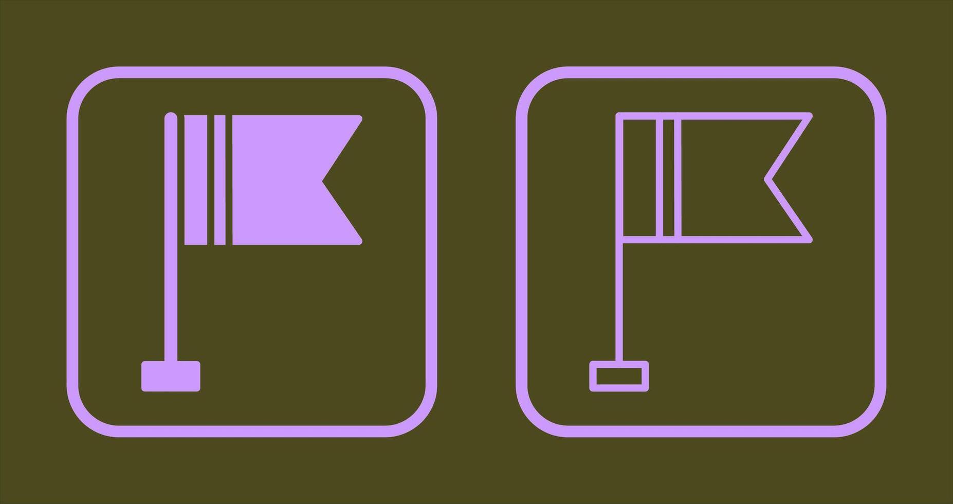 Flag II Icon vector