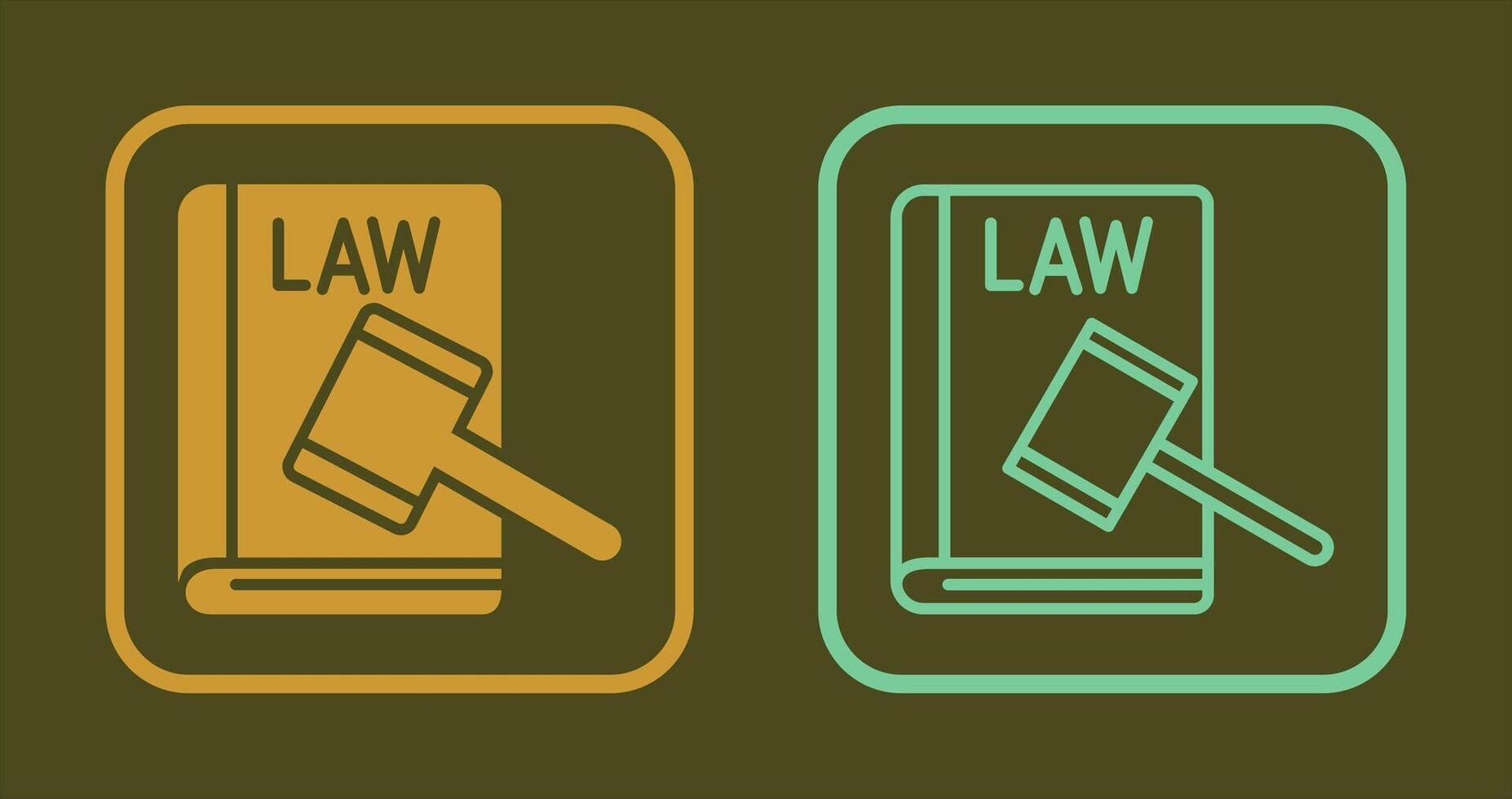 Law And Order Icon vector
