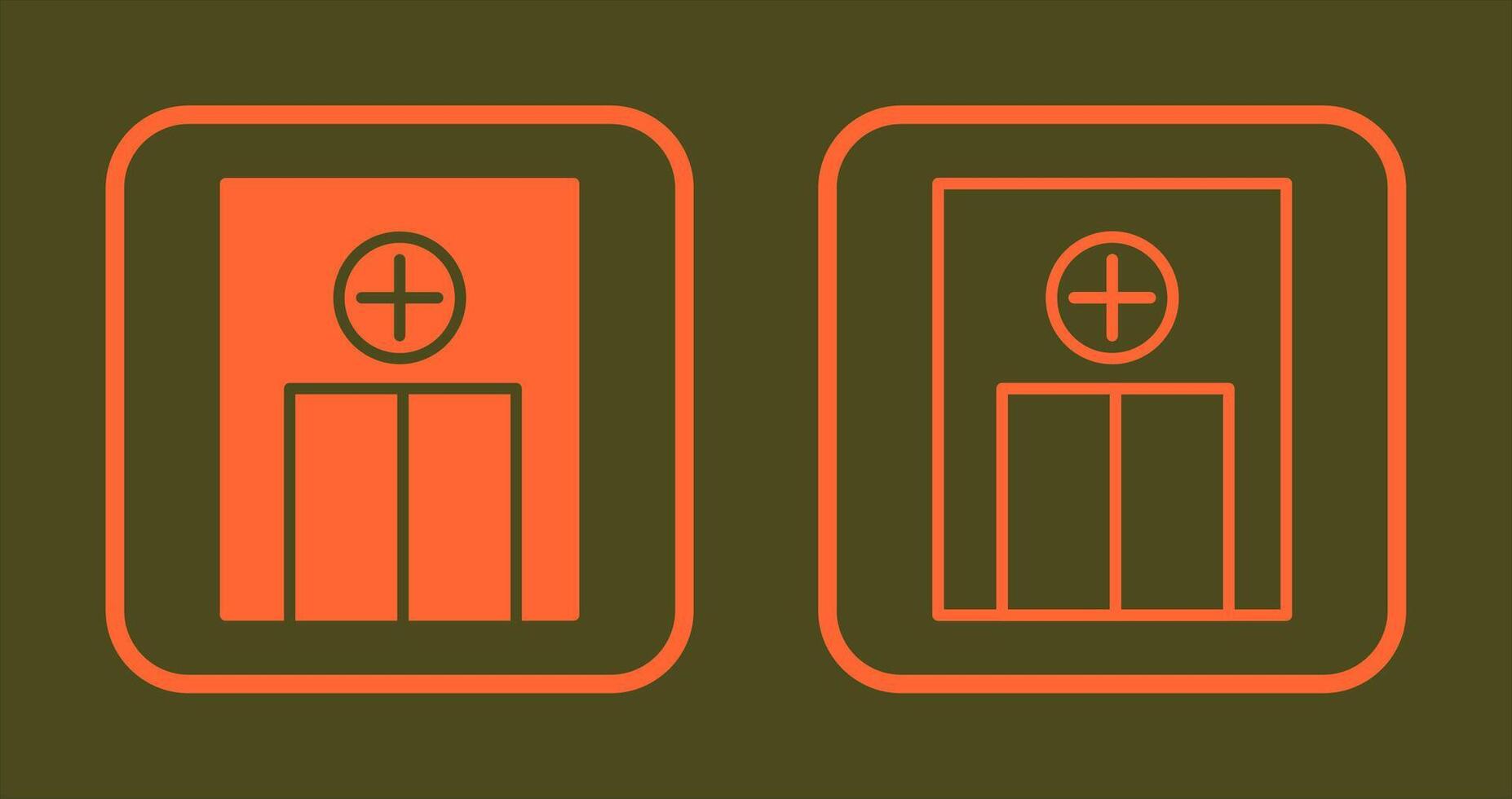 Emergency Room Icon vector