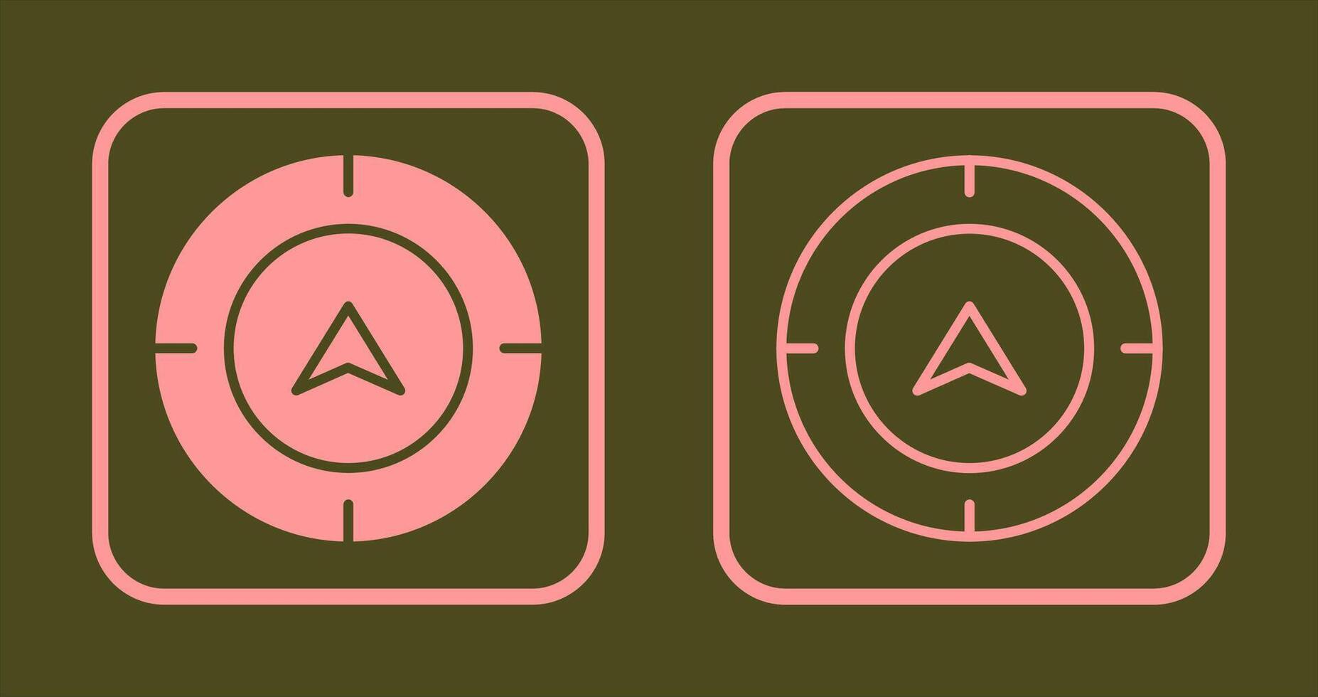 Directional Compass Icon vector
