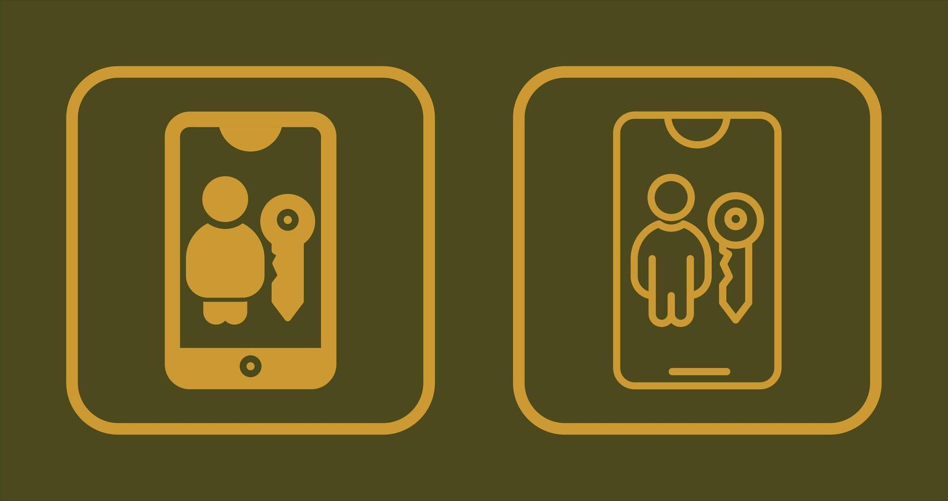 User Authentication Icon vector