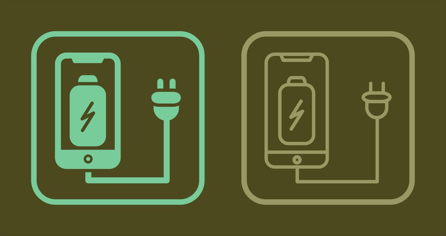 Cell and Plug Icon vector