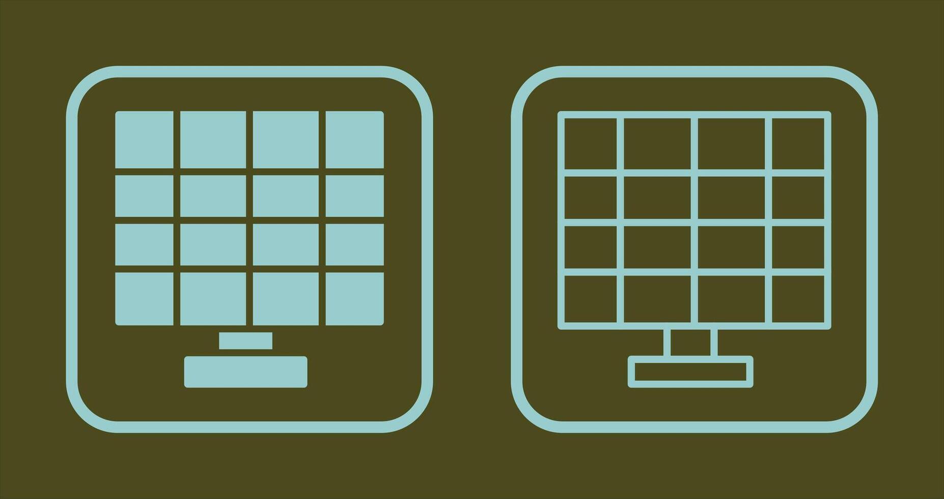 Solar Panel Icon vector