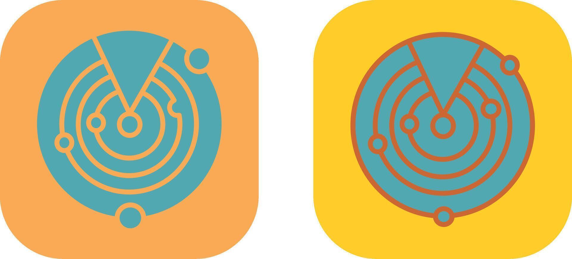 Radar Screen Icon vector