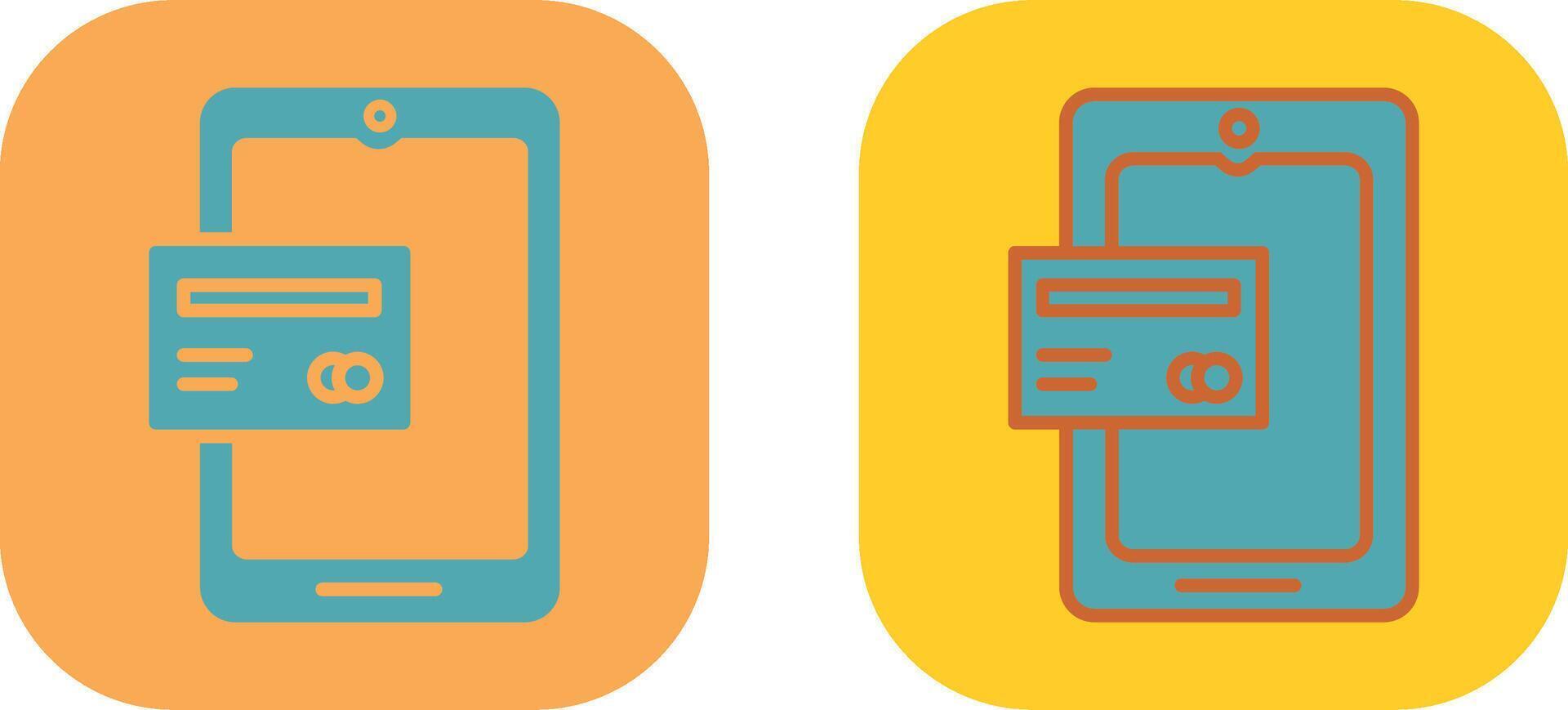 Mobile Banking Icon vector