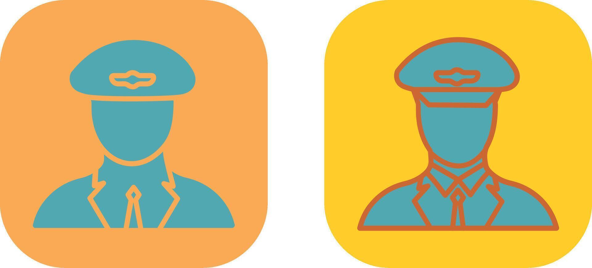 Flight Captain Icon vector