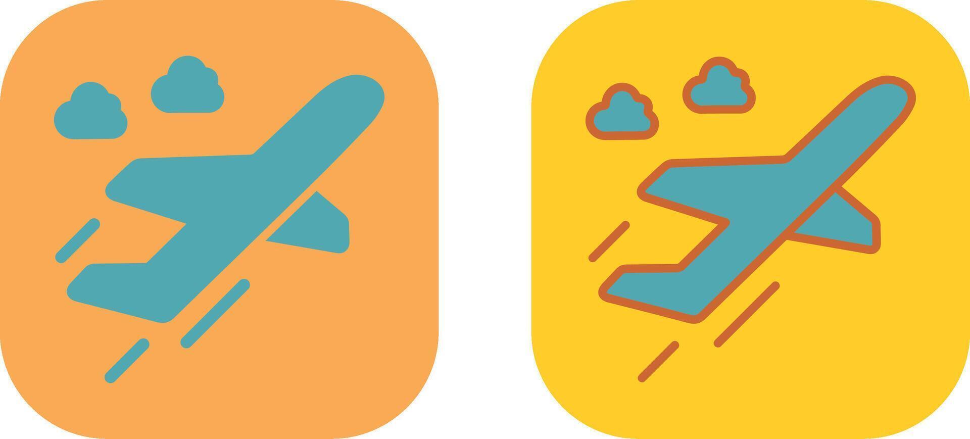 Flight Takeoff Icon vector