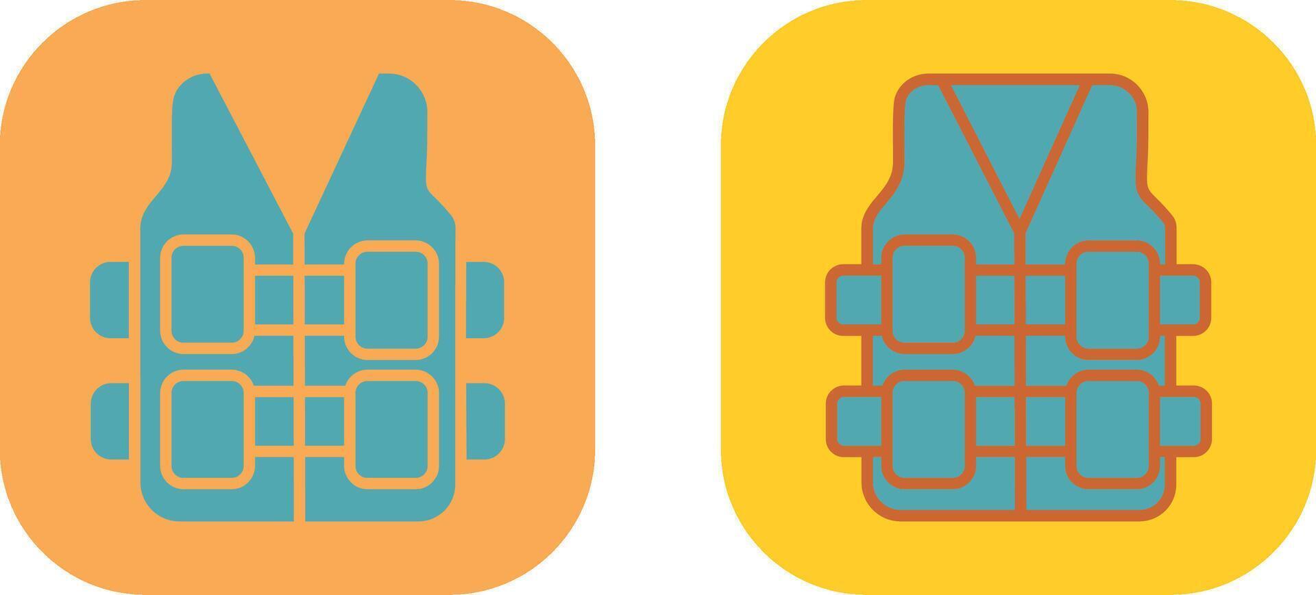 Bullet Proof Vest Icon vector