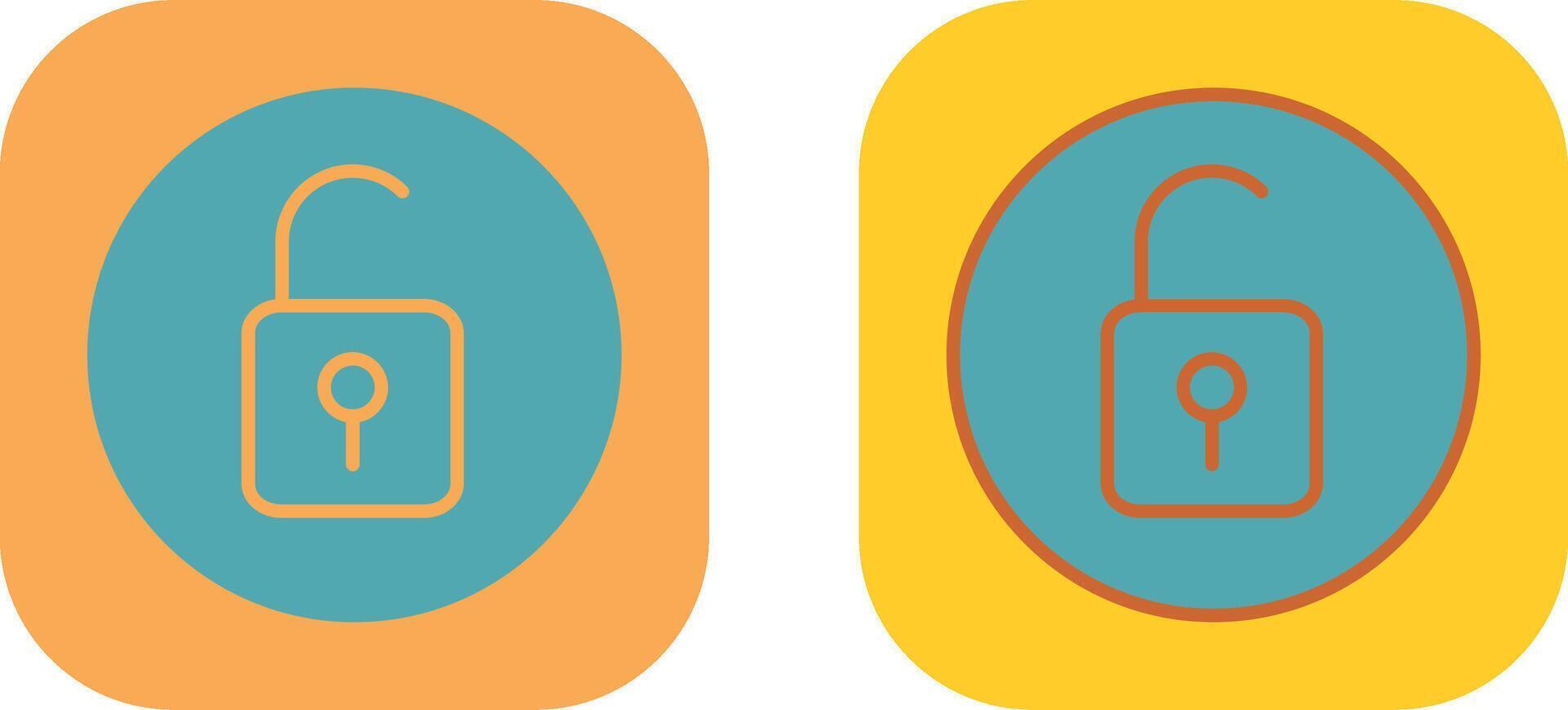 Open Lock Icon vector