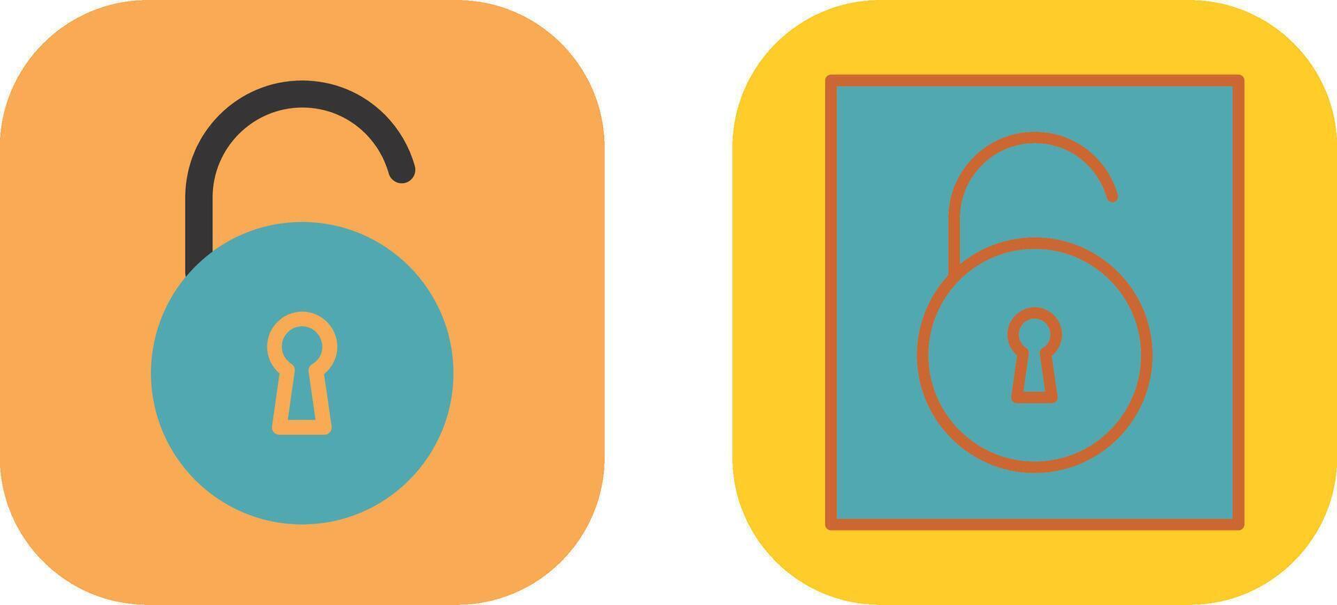 Open Lock Icon vector