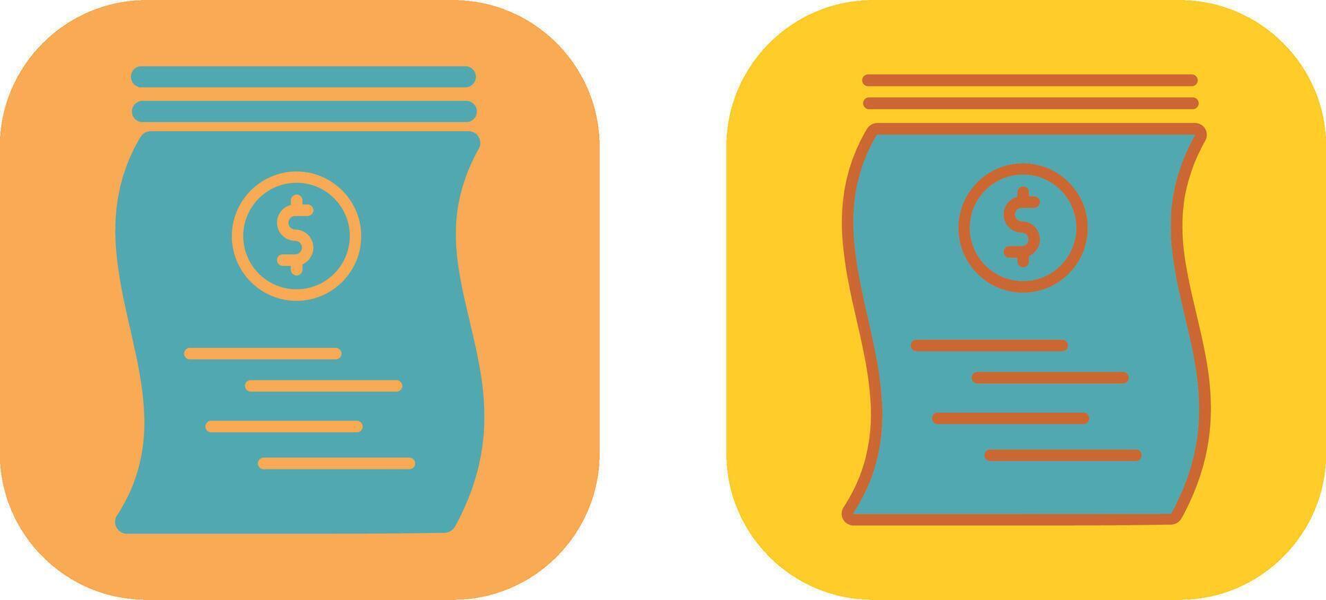 Dollar Bills Icon vector