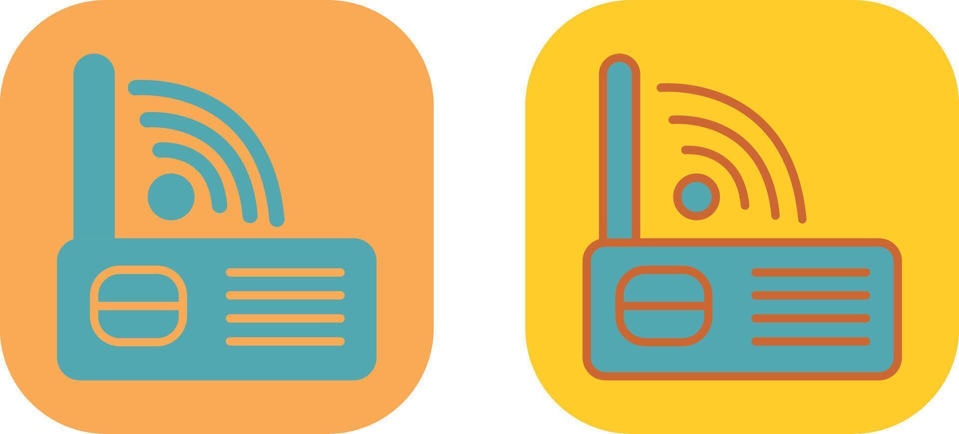 Modem Wifi Icon vector