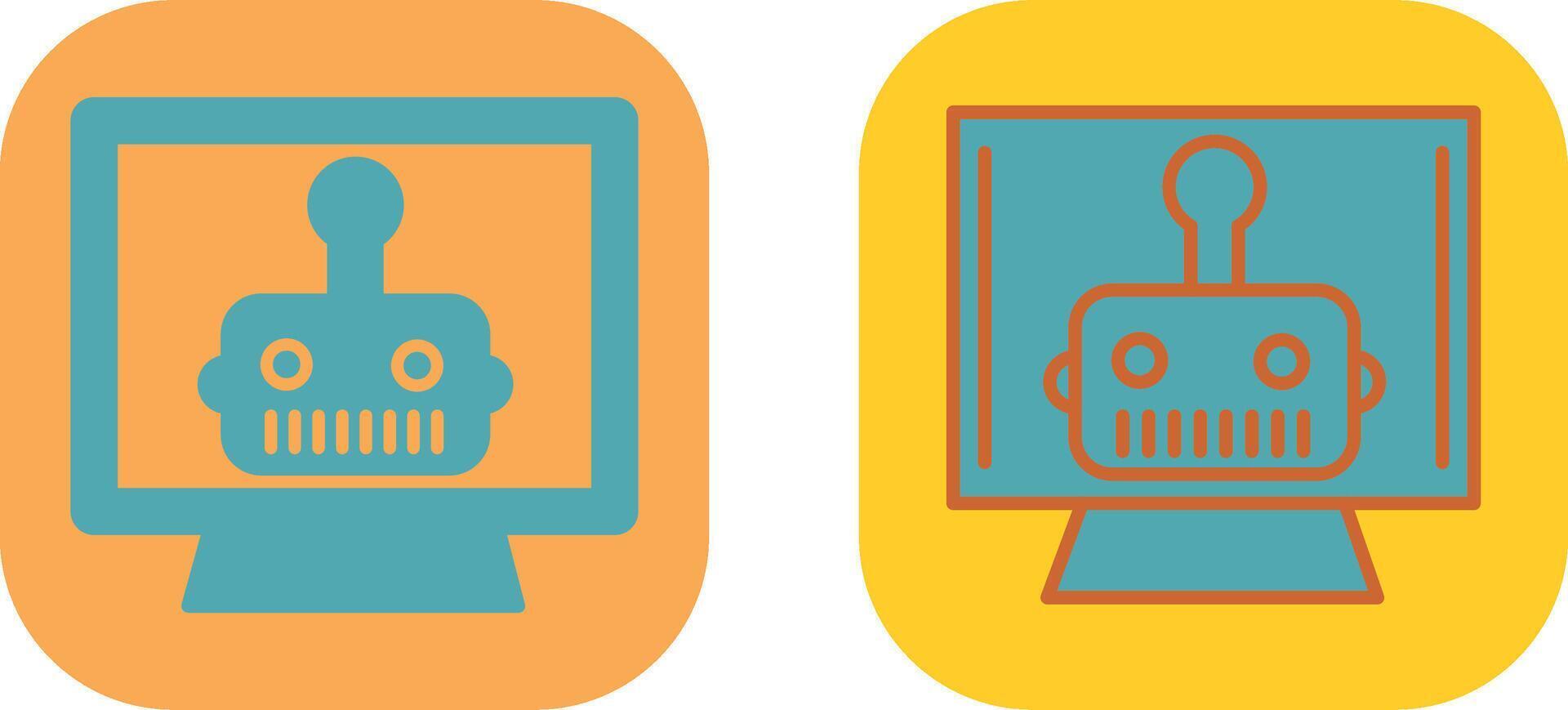 Artificial Bot Icon vector