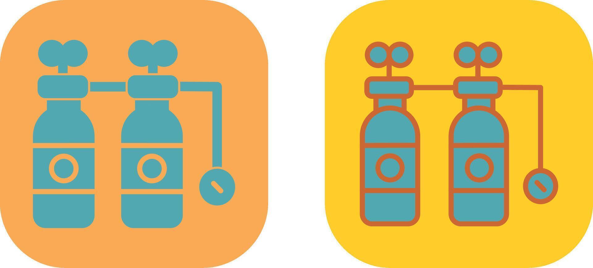 Oxygen Tank Icon vector