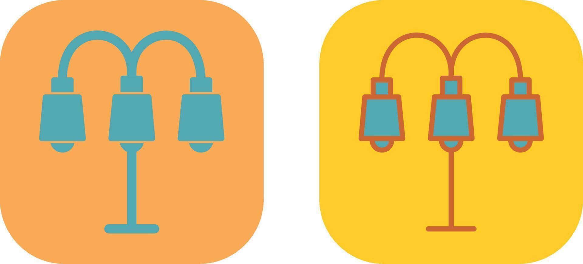 Lamp with stand Icon vector