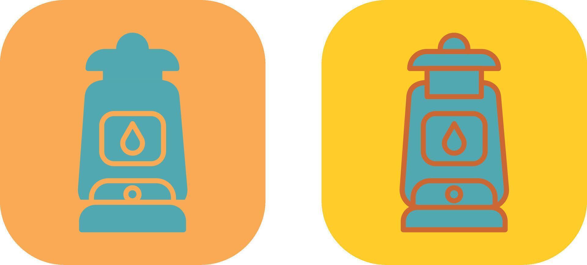 Oil Lamp Icon vector