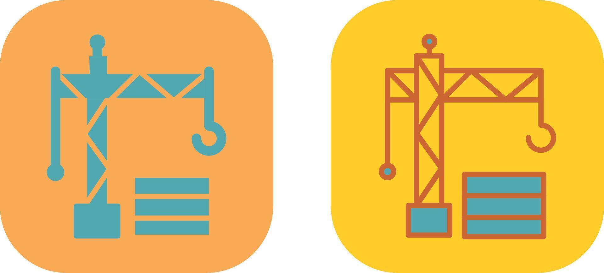 Crane II Icon vector