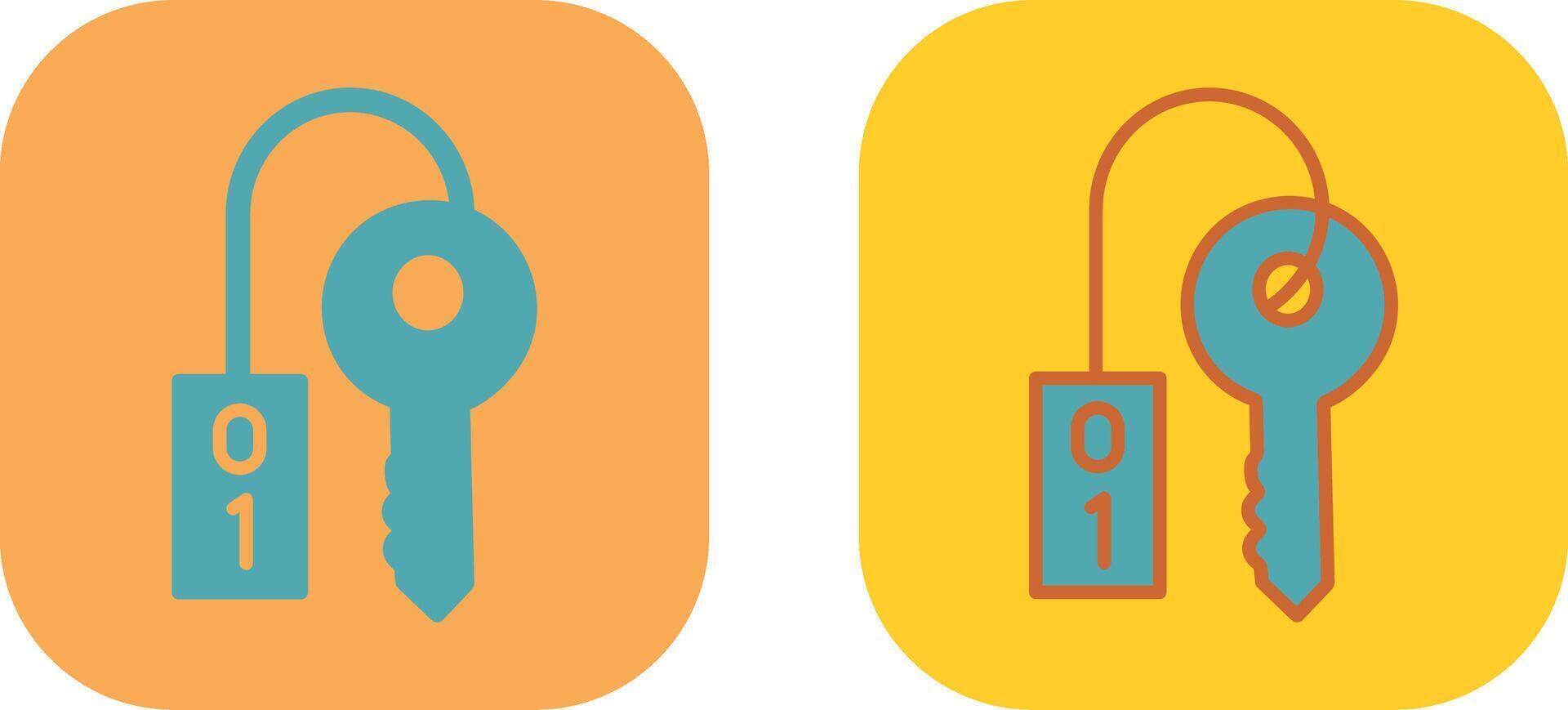 Hotel Keys Icon vector