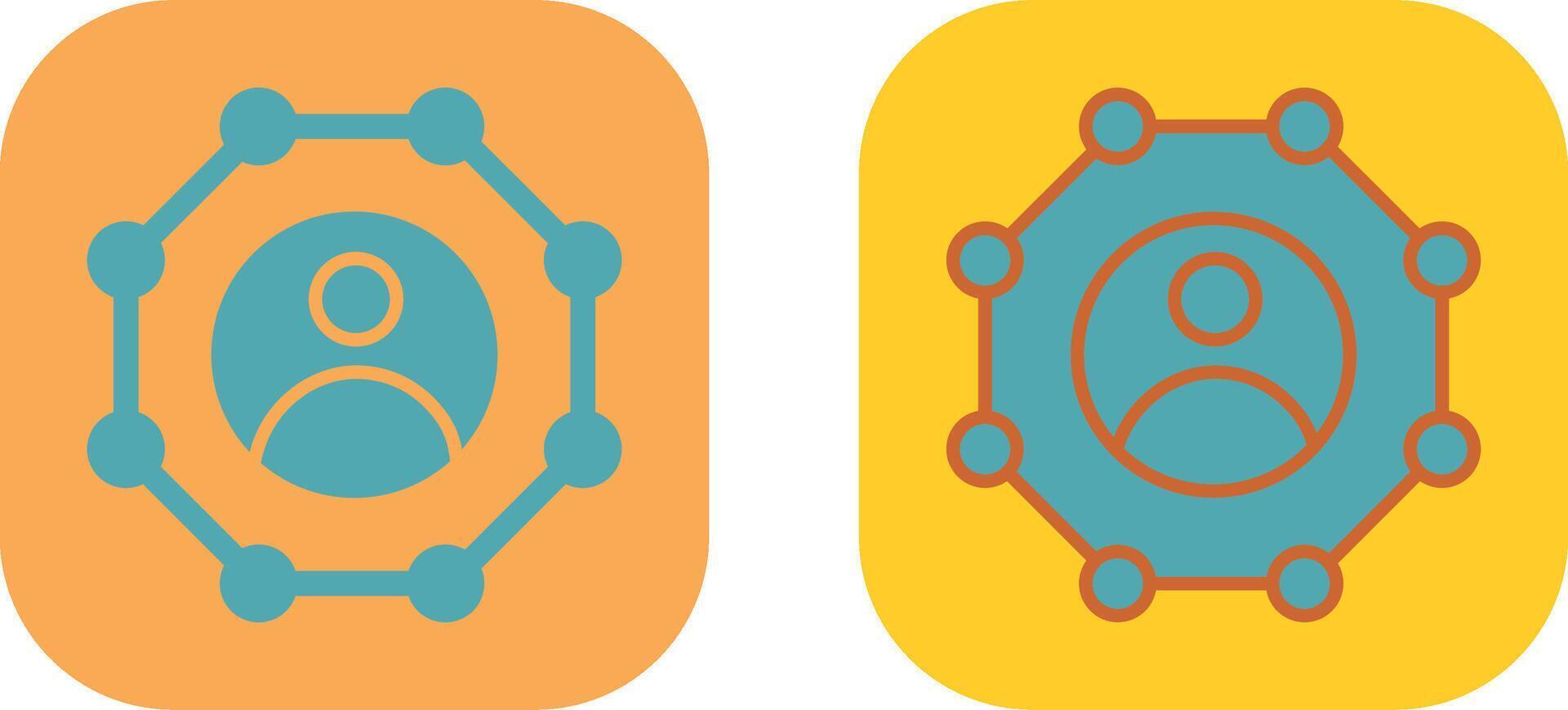 Network Share Icon vector