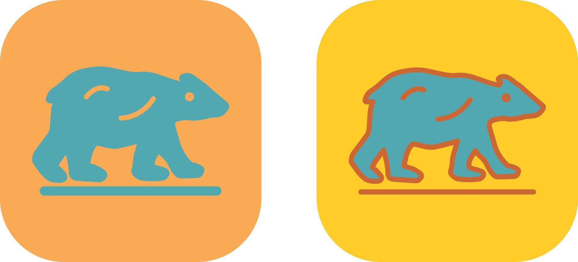 Polar Bear Icon vector