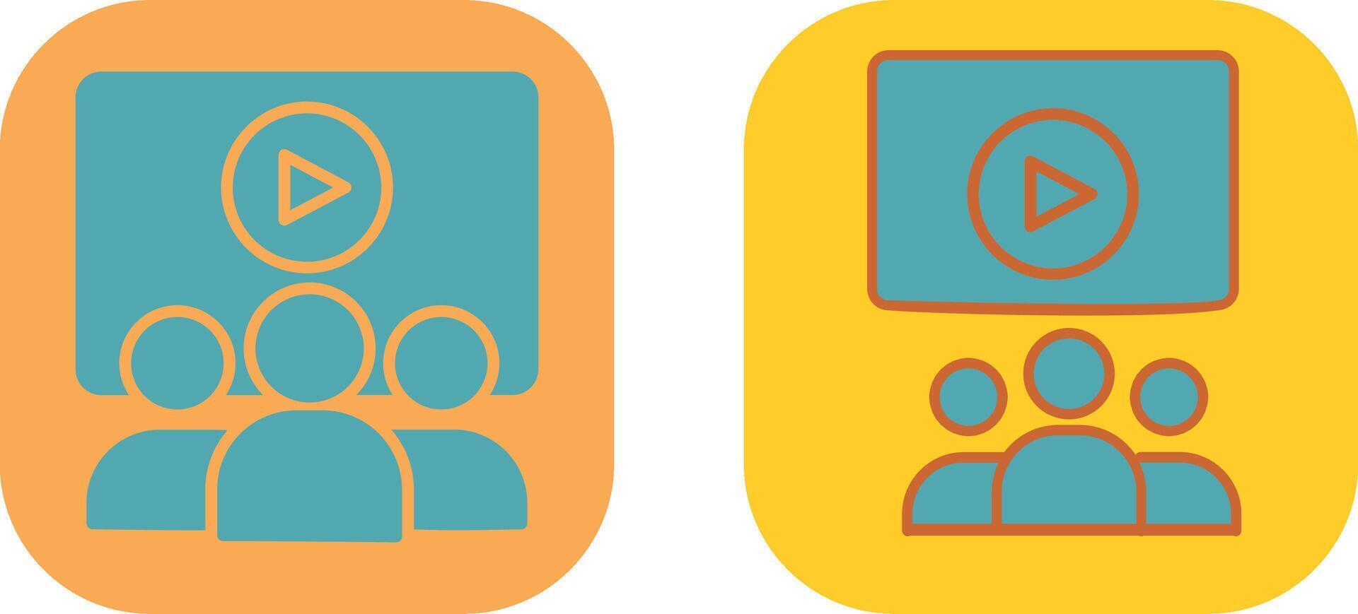 Online Course Icon vector