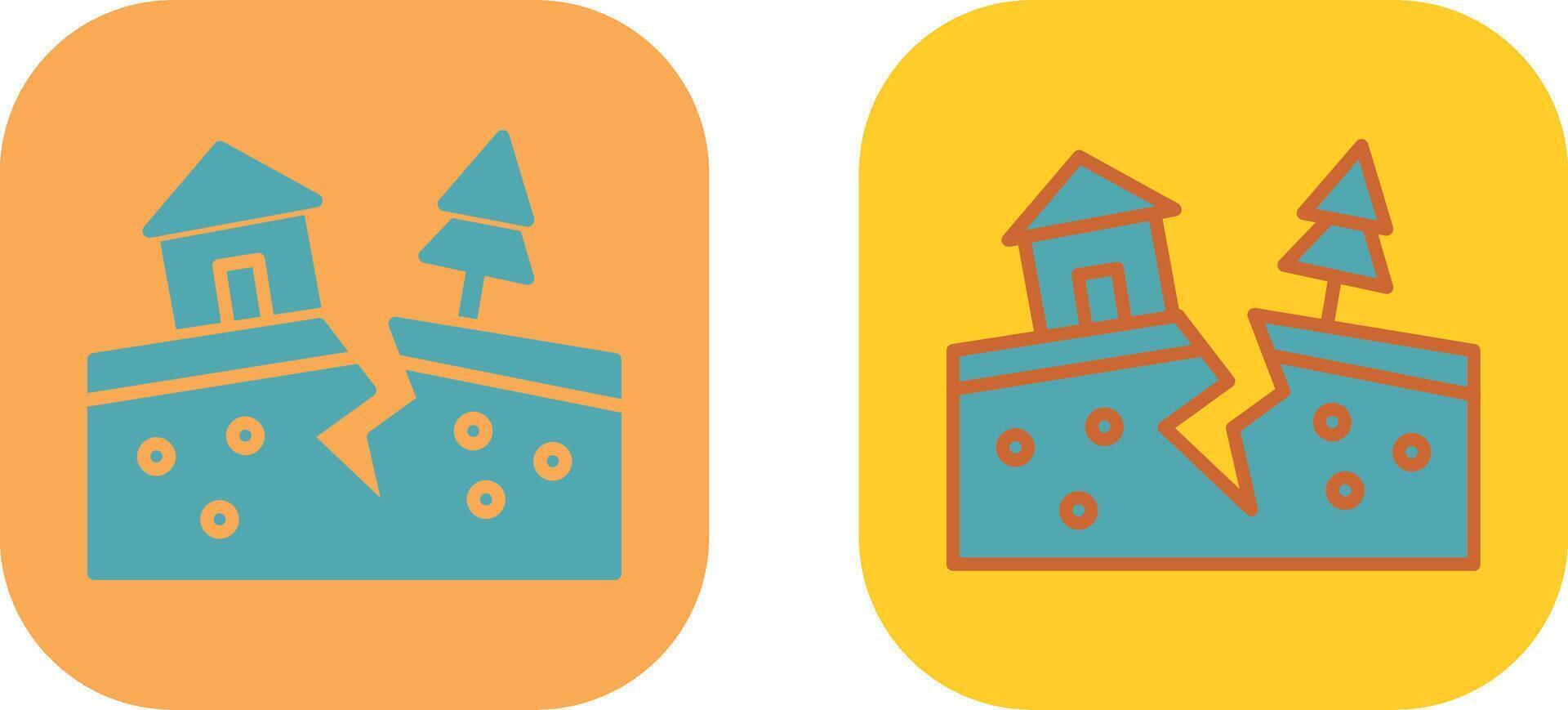 Natural Disaster Icon vector