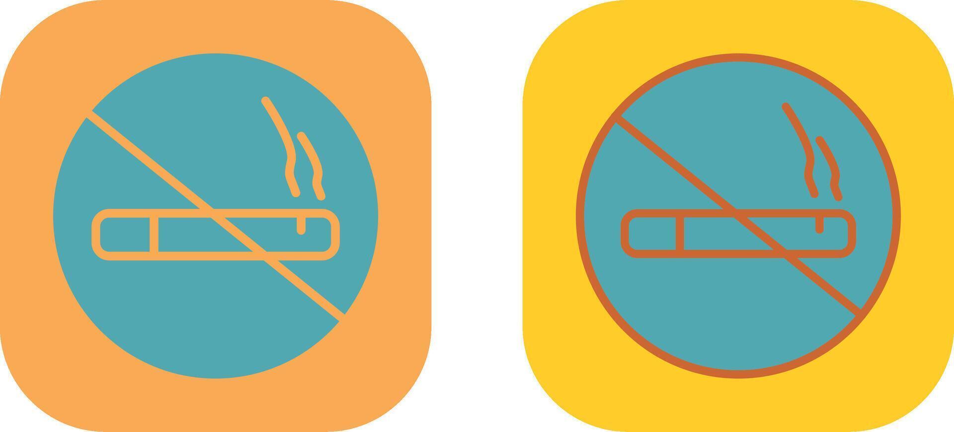 No Smoking Icon vector