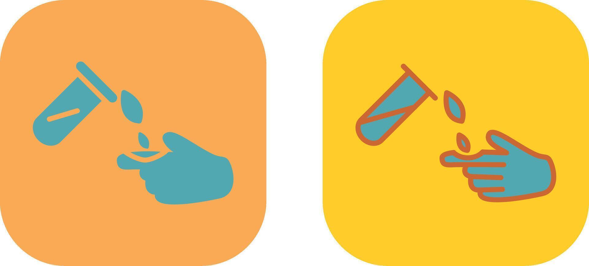 Corrosive Hazard Icon vector