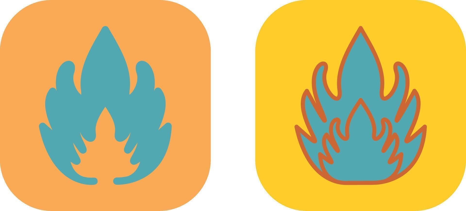 Flammable Material Icon vector