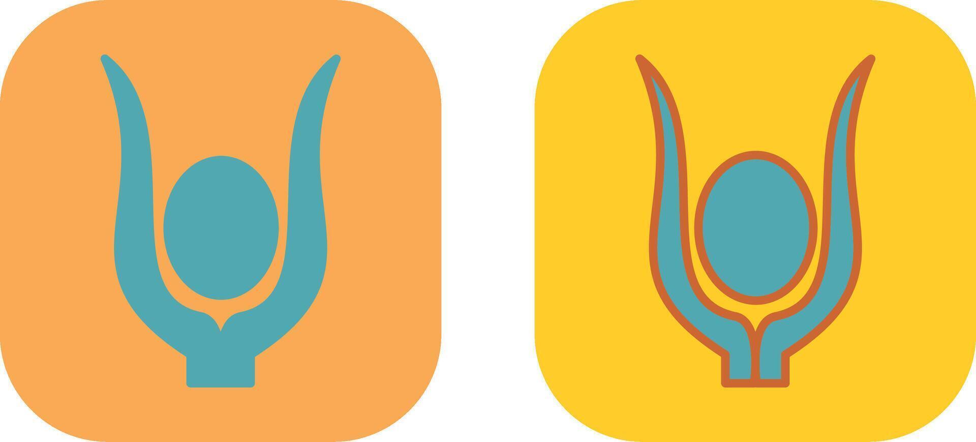 Egyptian god Icon vector