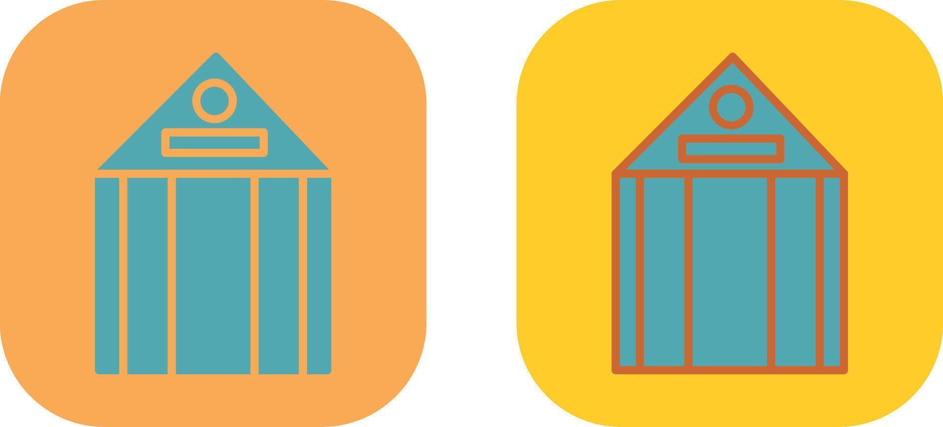 Museum Building Icon vector