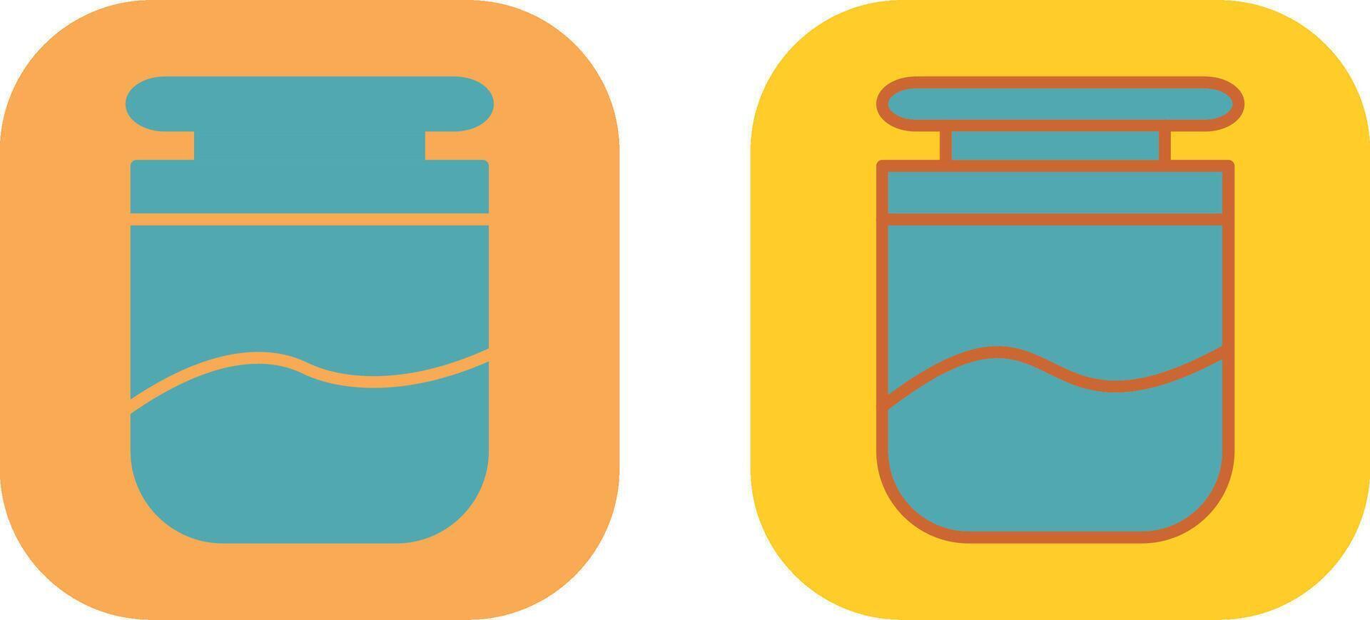 Jar on Display Icon vector