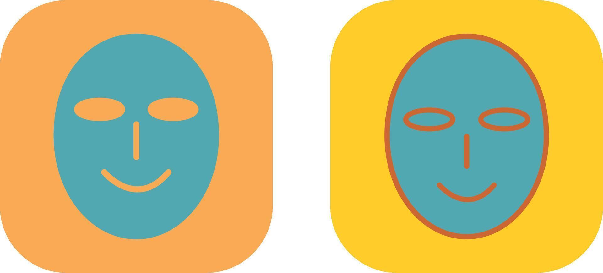 Ancient Face Mask Icon vector