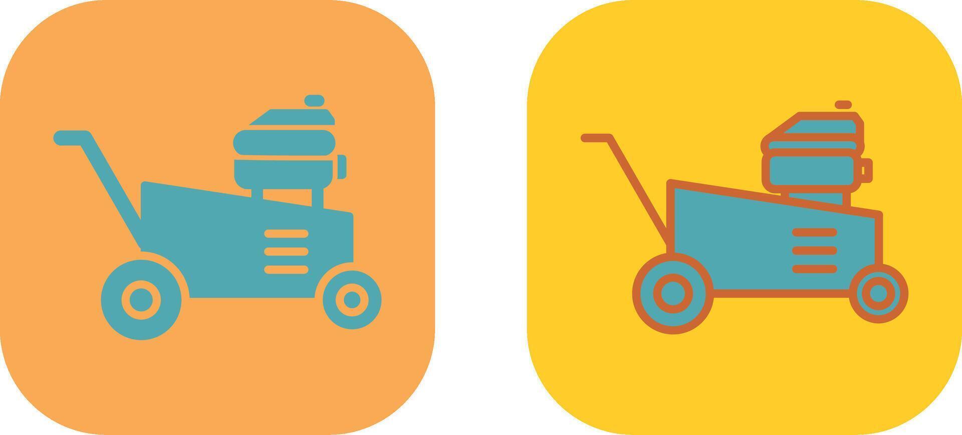 Lawn Mower Icon vector