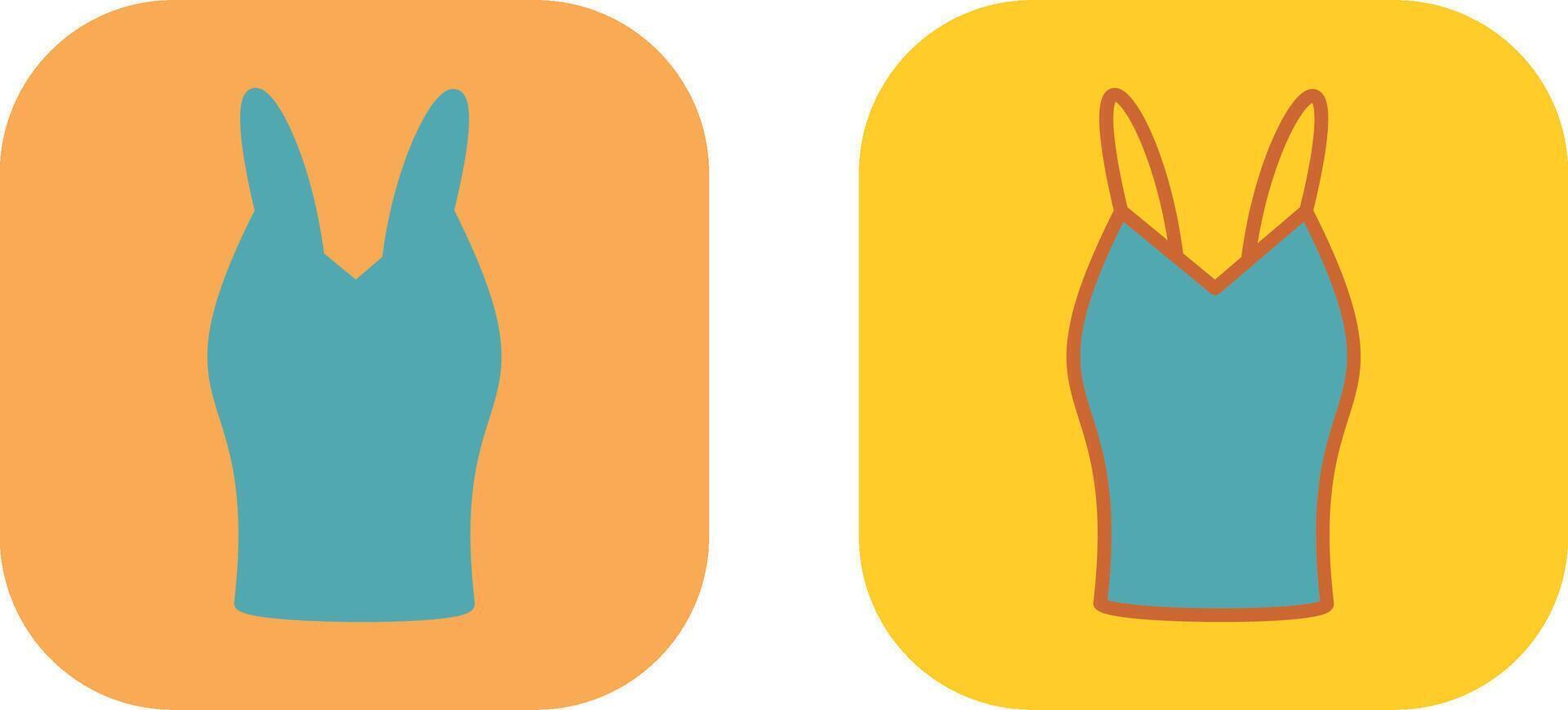 Ladies Vest Icon vector