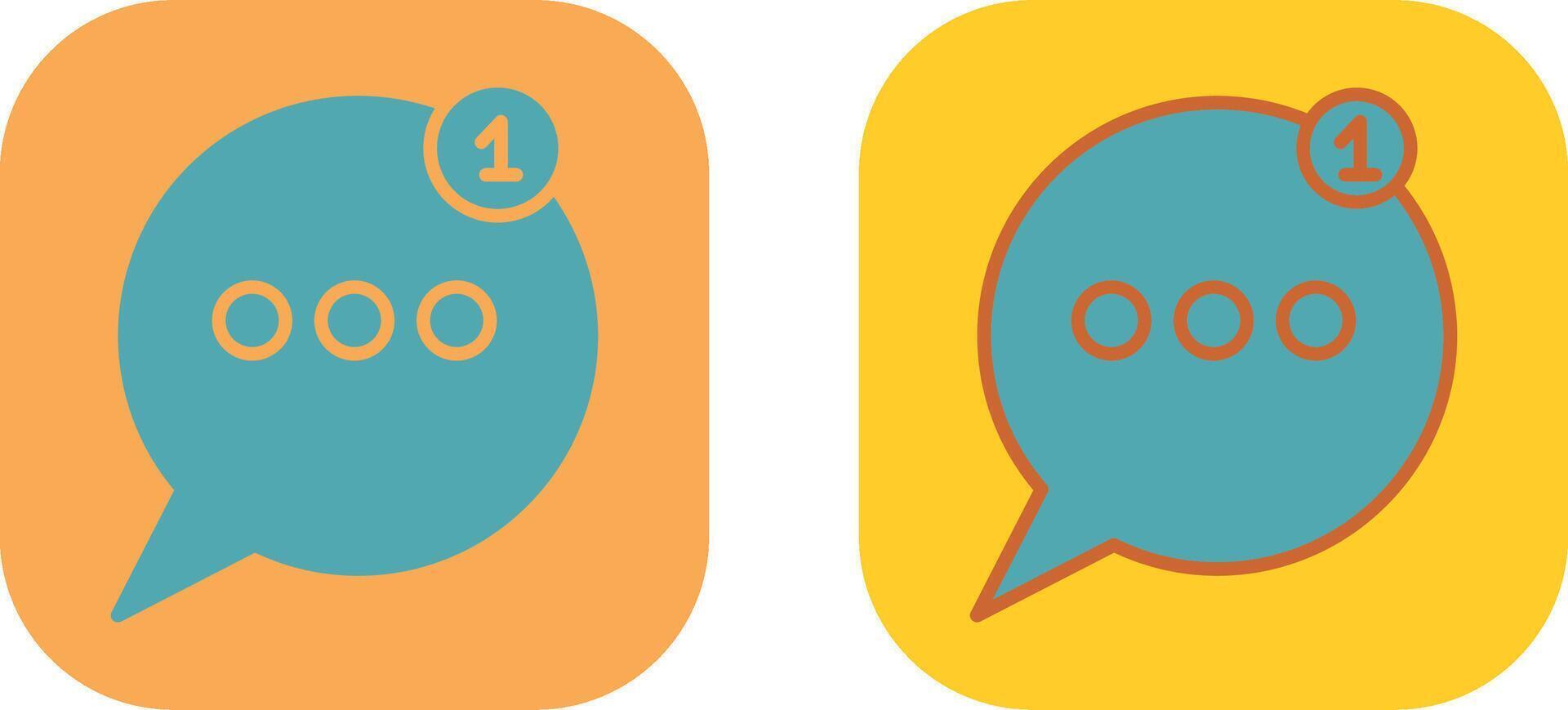 Message Bubbles Icon vector