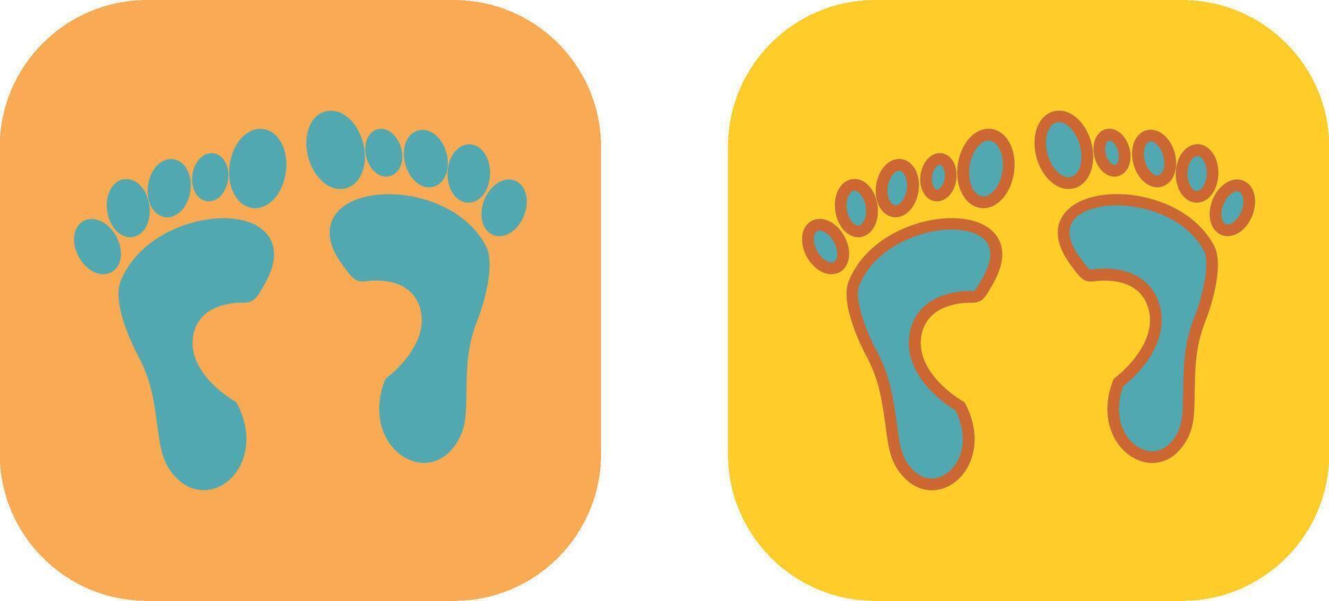 Foot X ray Icon vector